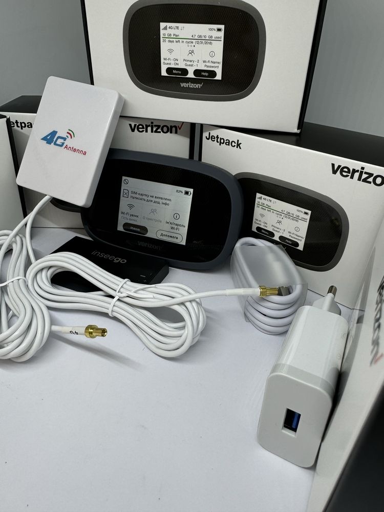 Комплект 8800L 28dBi Антена Роутер WiFi 3G/4G LTE Verizon Novatel Mifi