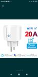 Умная wi-fi розетка с монитором энергопотребления