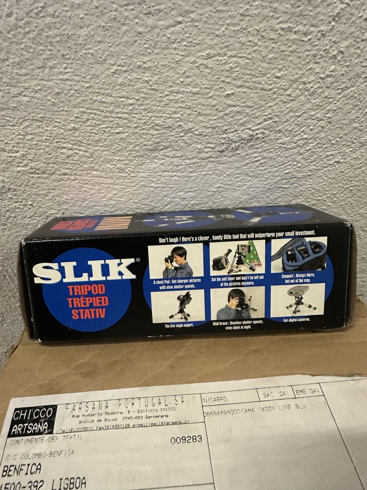 Tripé miniatura para câmara