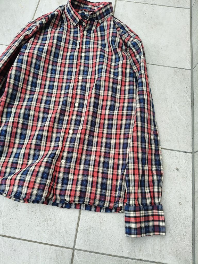 Brice męska koszula w kratę stan idealny XL