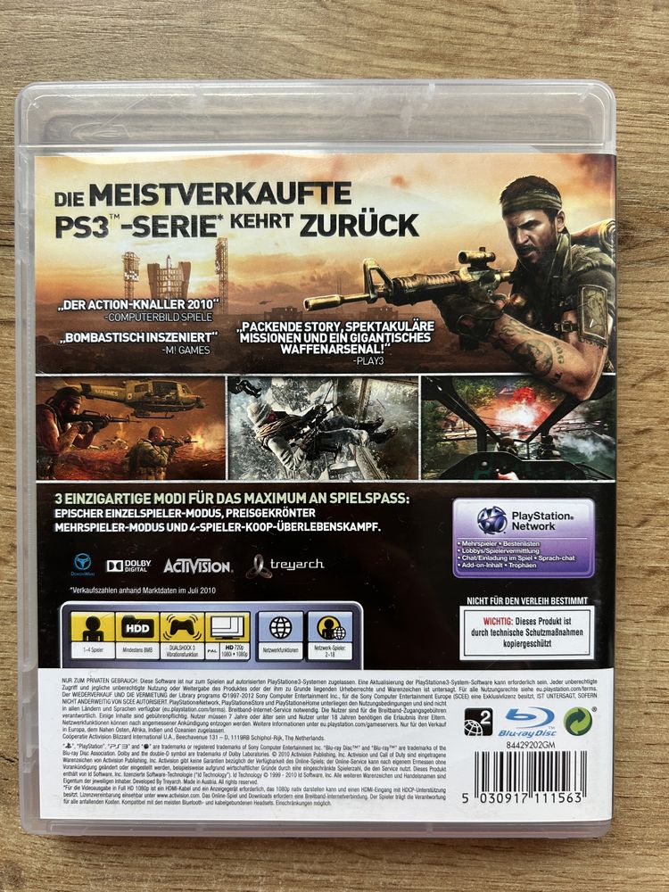Call of Duty black ops na ps3