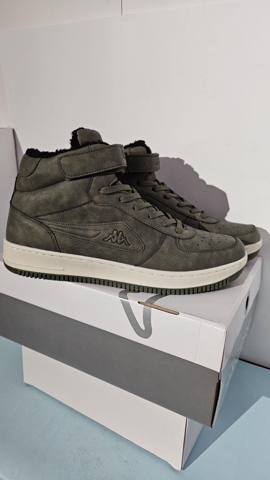 Buty męskie zimowe ocieplane Kappa modne rozmiar 46  wkładka 29.7 cm