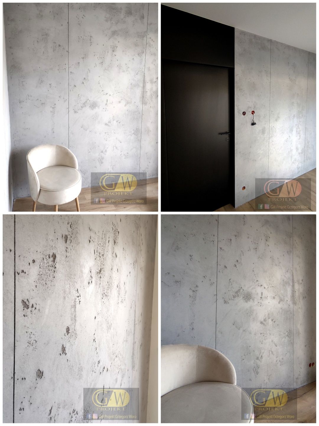 Mikrocement Beton Stiuk schody posadzki ściany mikrobeton tynk dekor