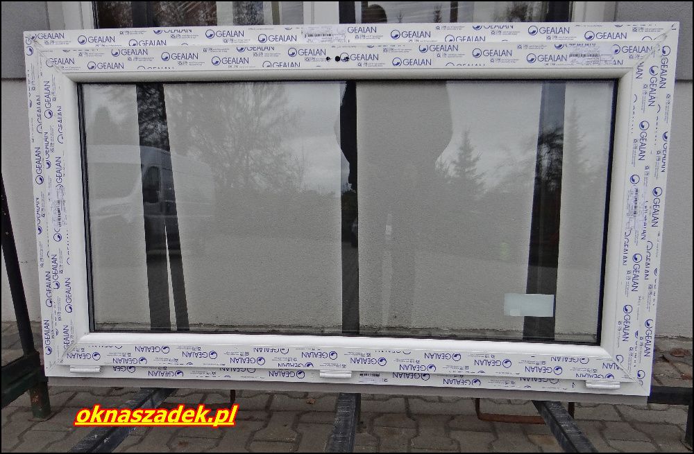 Okno PCV 1465x835 nowe od ręki! Okna Szadek Gealan