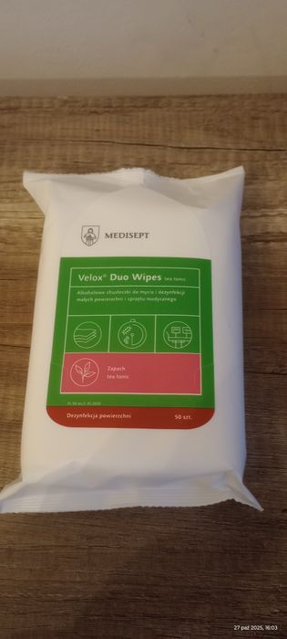 Chusteczki Velox Duo Wipes
