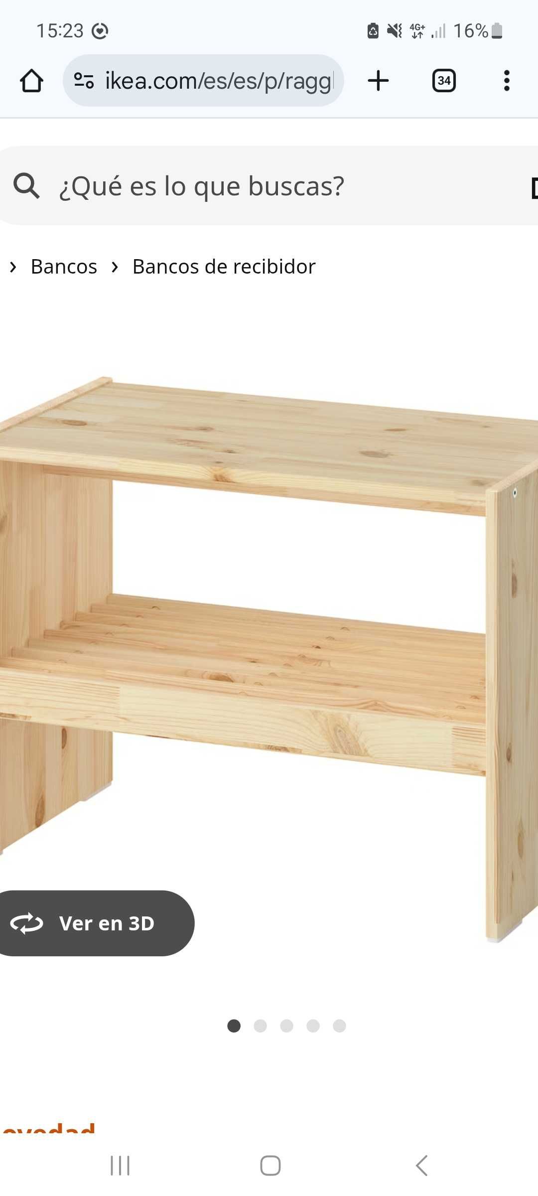 Sapateira pinho ikea