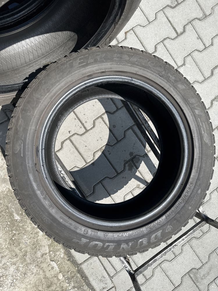 235/55r17 dunlop zima komplet