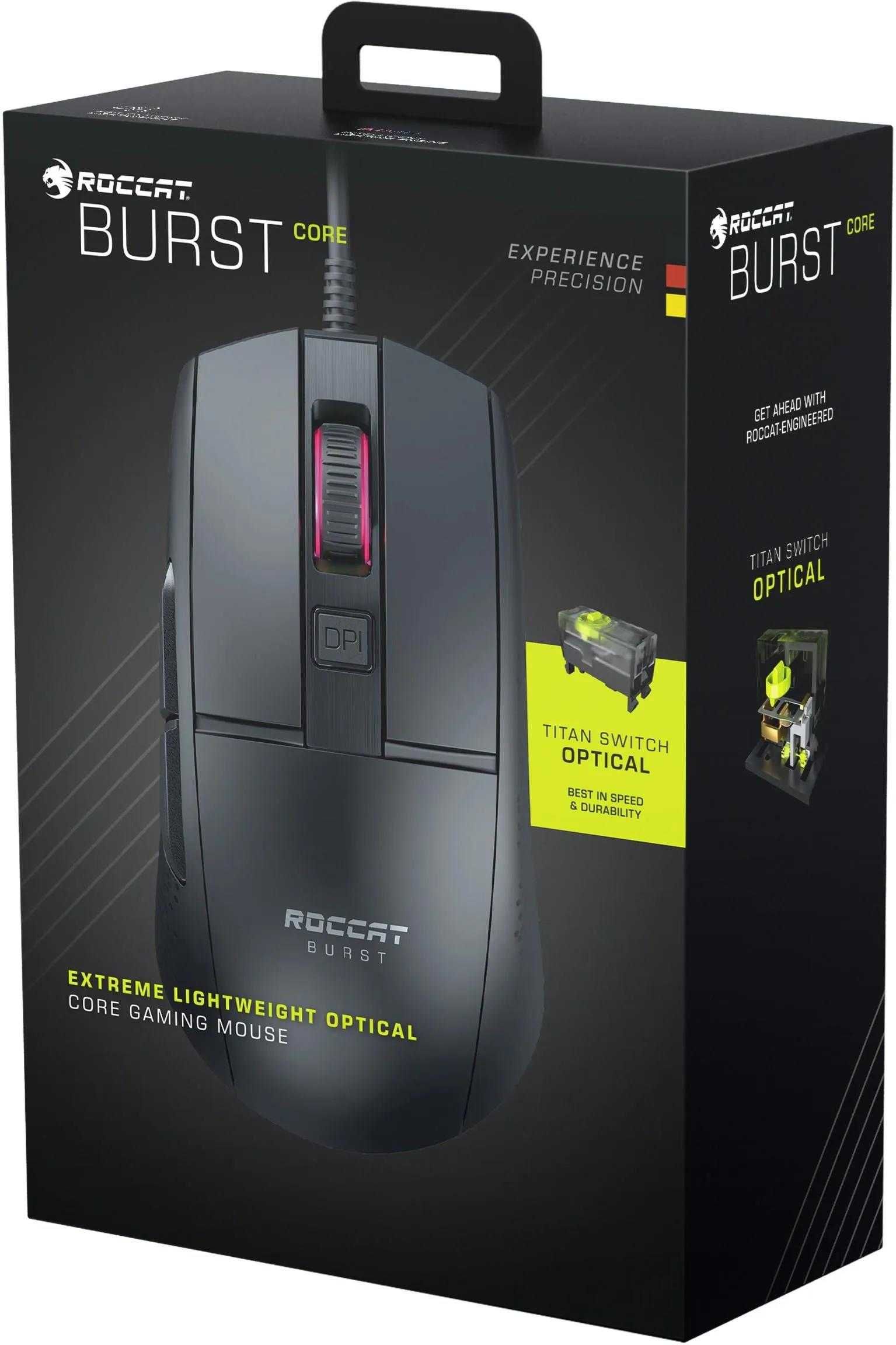 Mysz gamingowa ROCCAT Burst Core AIMO 8500 DPI RGB