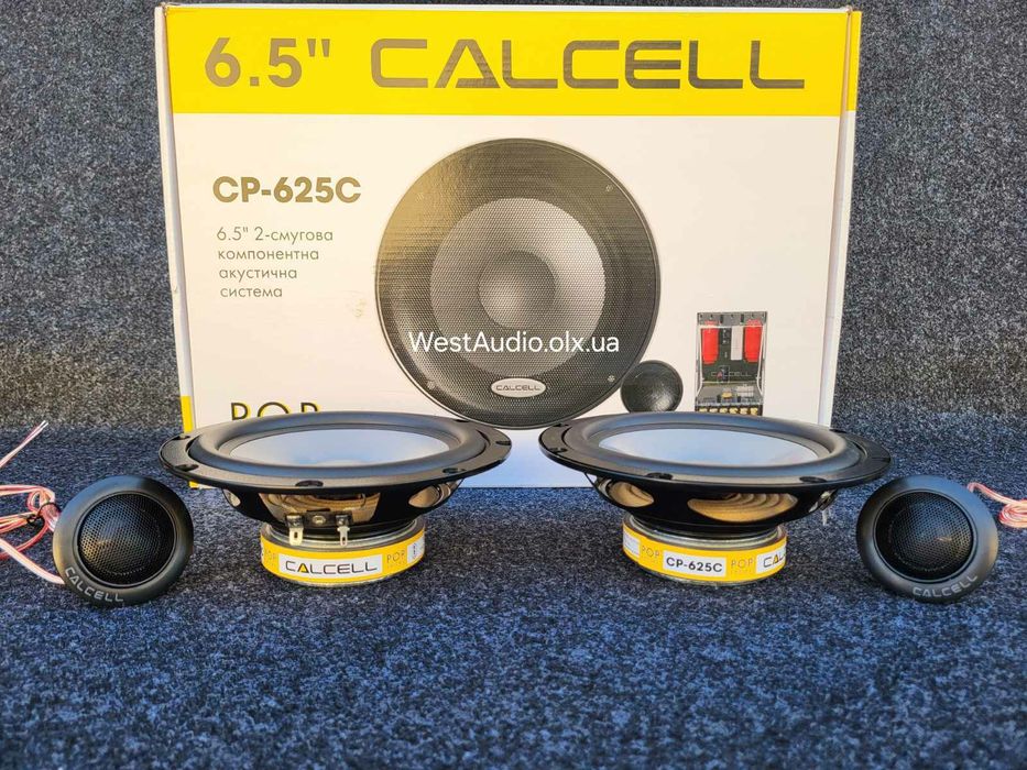 16см Компонентна автоакустика Calcell CP-625C / динаміки/колонки