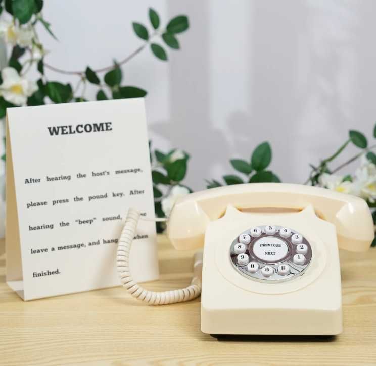 [NOVO] Telefone Audio Guest Book para Casamentos - Audio Guestbook