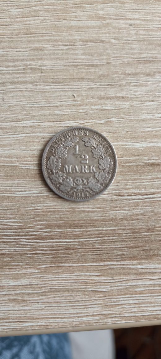 2 zł żaglowiec, 1/2 marki , 1 marka