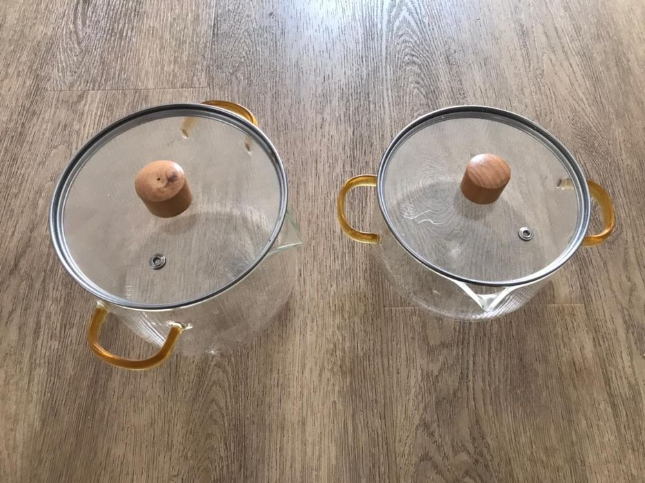 Panelas de vidro resistentes