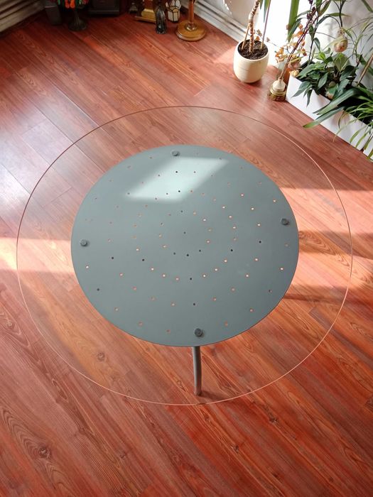 Stół okrągły szklany IKEA 100 CM