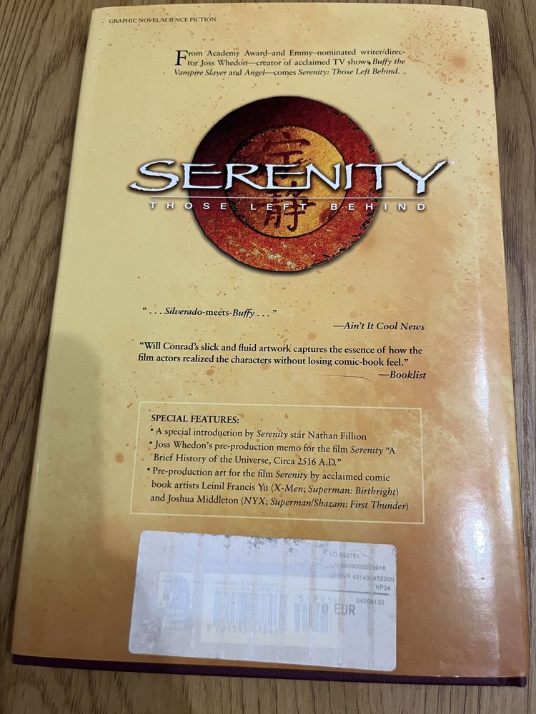 Komiks Firefly Serenity Those Left Behind po angielskj