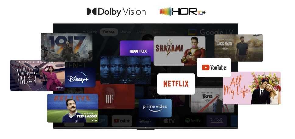 Telewizor TCL 75V6B: LED 4K Smart - Google TV HDMI 2.1 DVB-T2