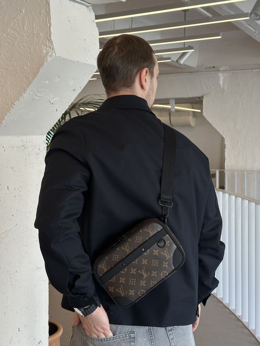 Чоловіча сумка Louis Vuitton мужская сумка барсетка мессенджер