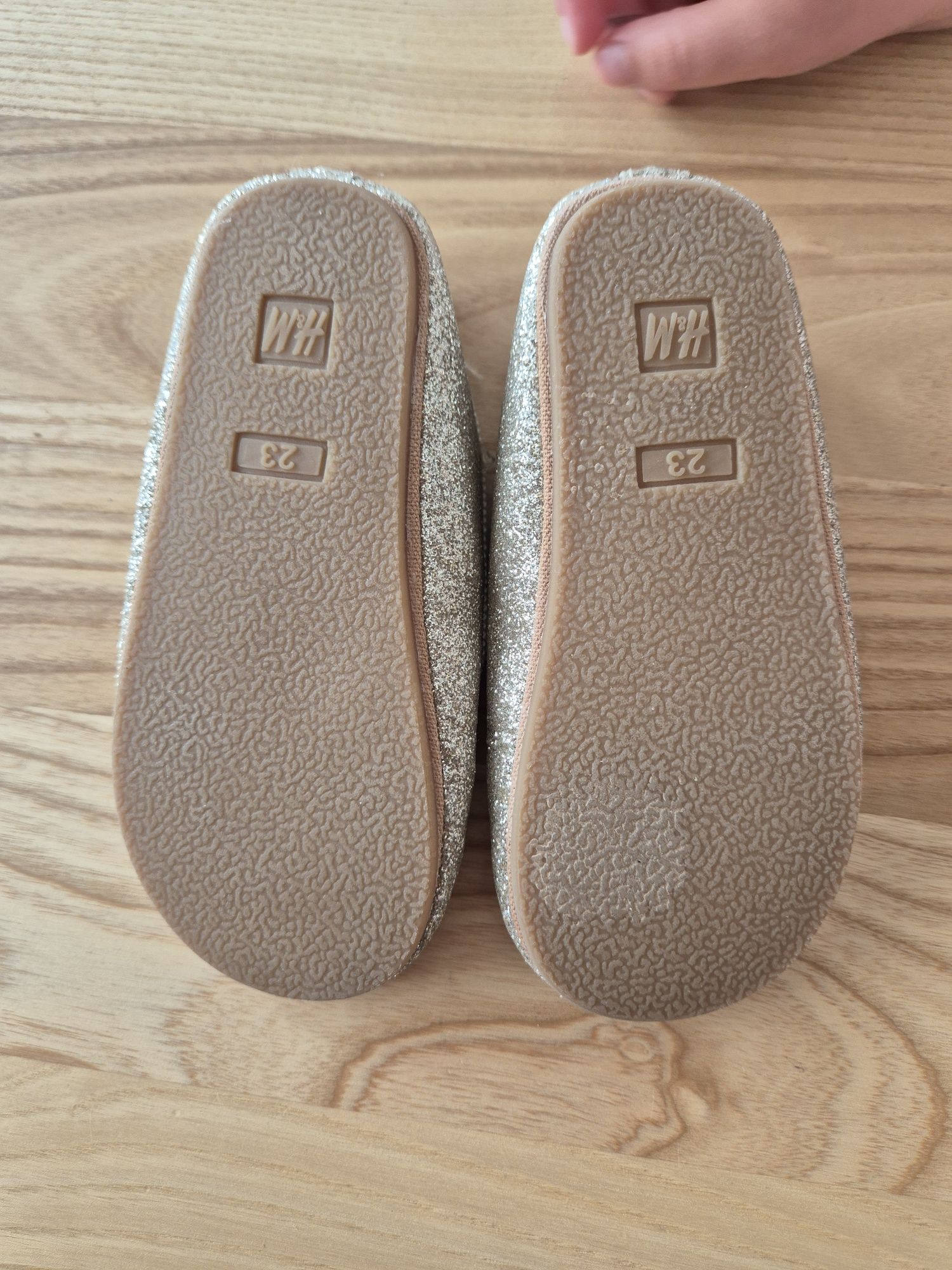 Balerinki złote H&M rozm. 23