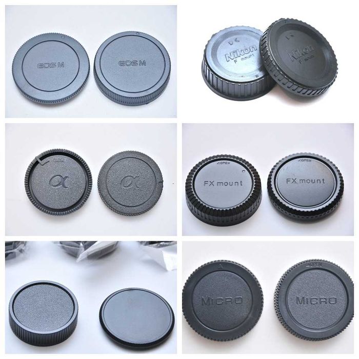 Задняя крышка объектива+заглушка байонета CANON EOS/EF