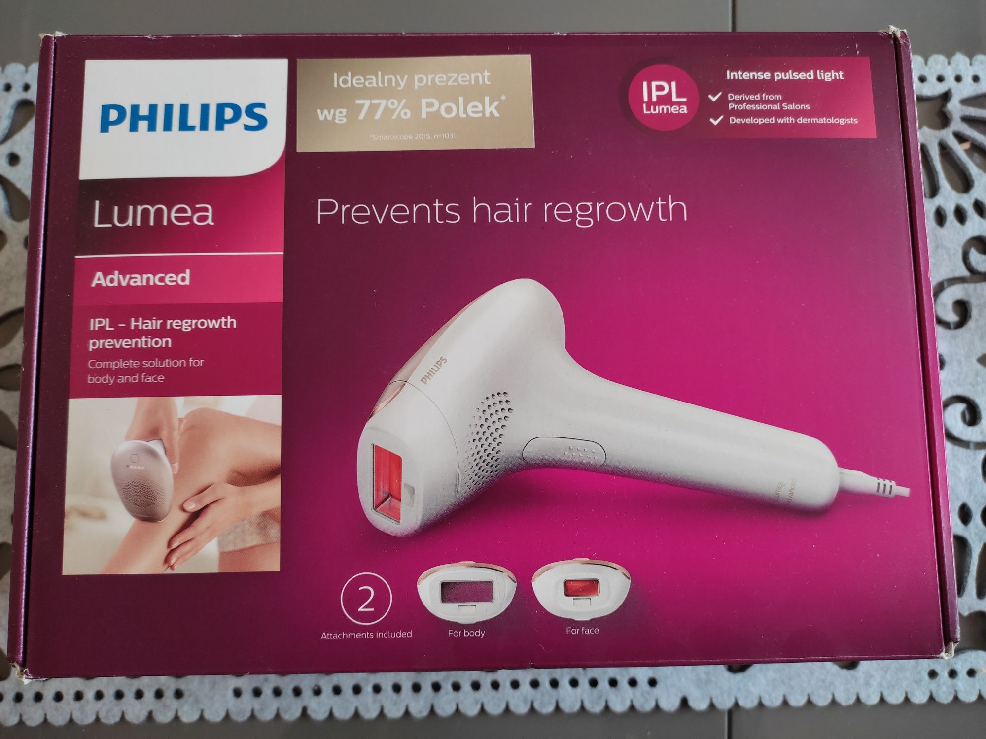 Jak nowy Depilator Philips lumea IPL advanced