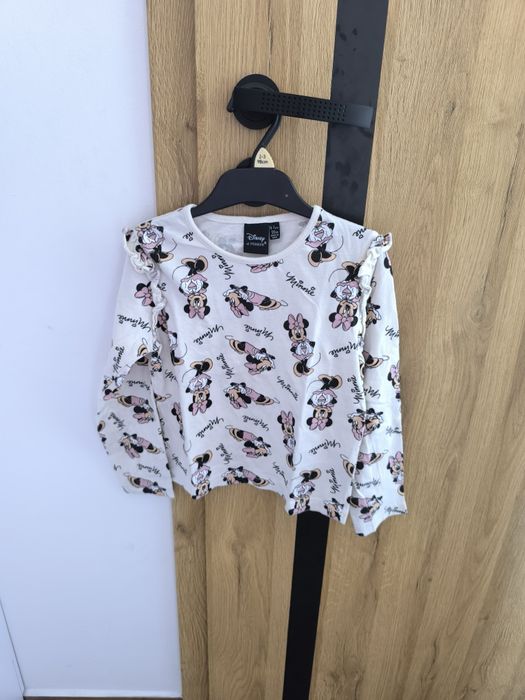 Koszulka dziewczęca długi rękaw longlsleeve Disney Primark 122 minnie