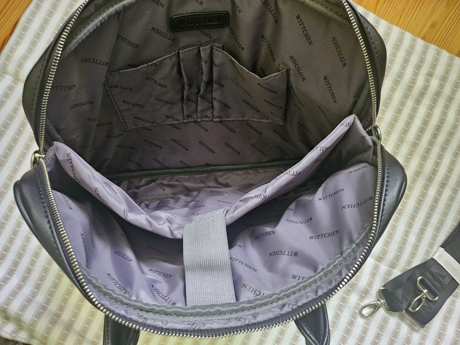 Wittchen torba na laptopa 15,6 cala ze skóry.