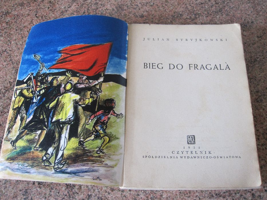 Stara książka Bieg do Fragal'a Julian Stryjkowski
