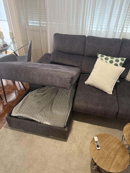 Sofa cama cinzento