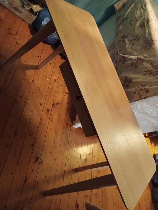Biurko Ikea Lisabo, odbiór wlasny,, wym 74cm wys. 118/45cm blat.