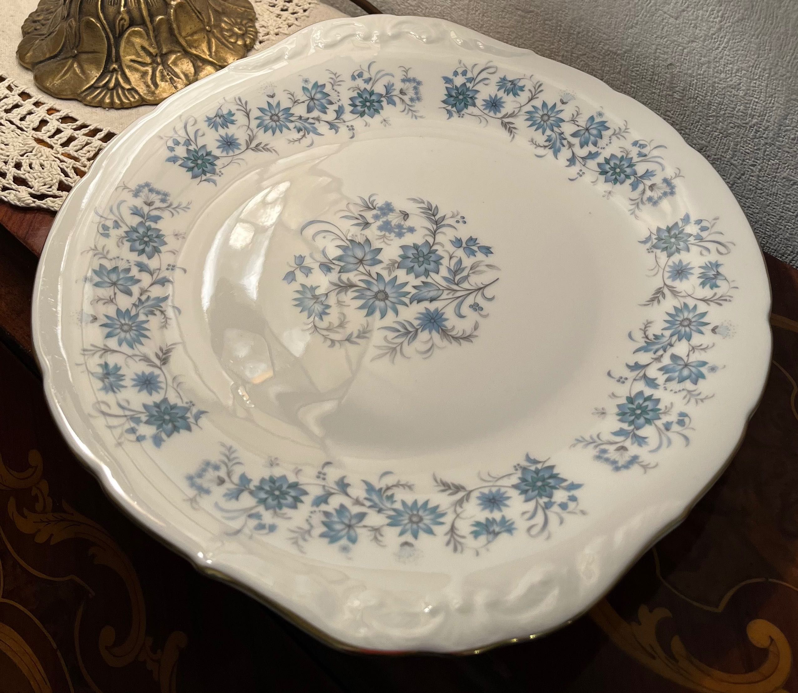 *Co ludzie powiedza? Hiacynta Braganza Patera Talerz porcelana Vintage