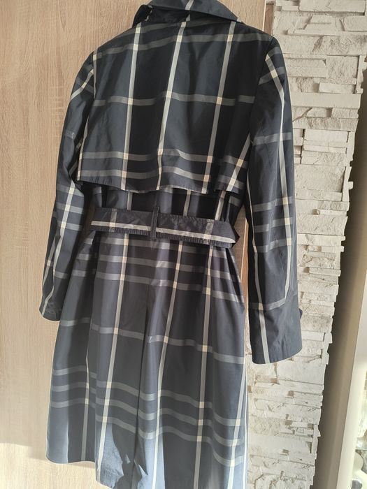 Płaszcz damski wiosenny czarny 42