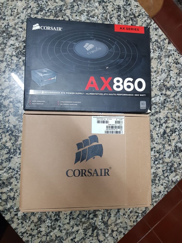 Fonte de alimentação corsair platinum AX860