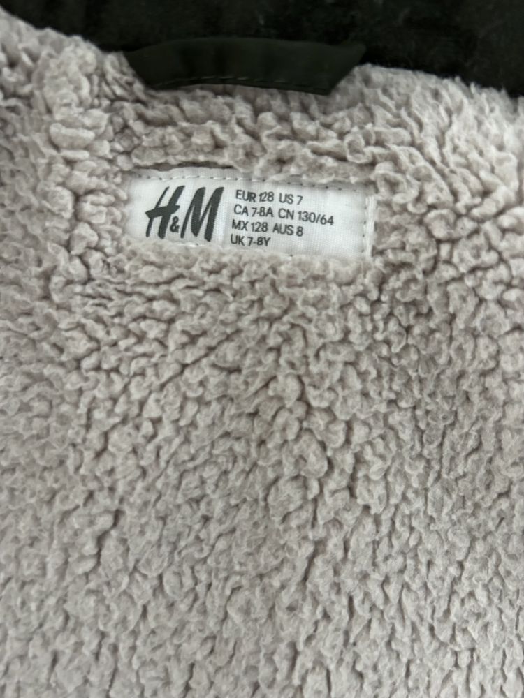 Kurtka zimowa h&m jak NOWA rozm 128 parka