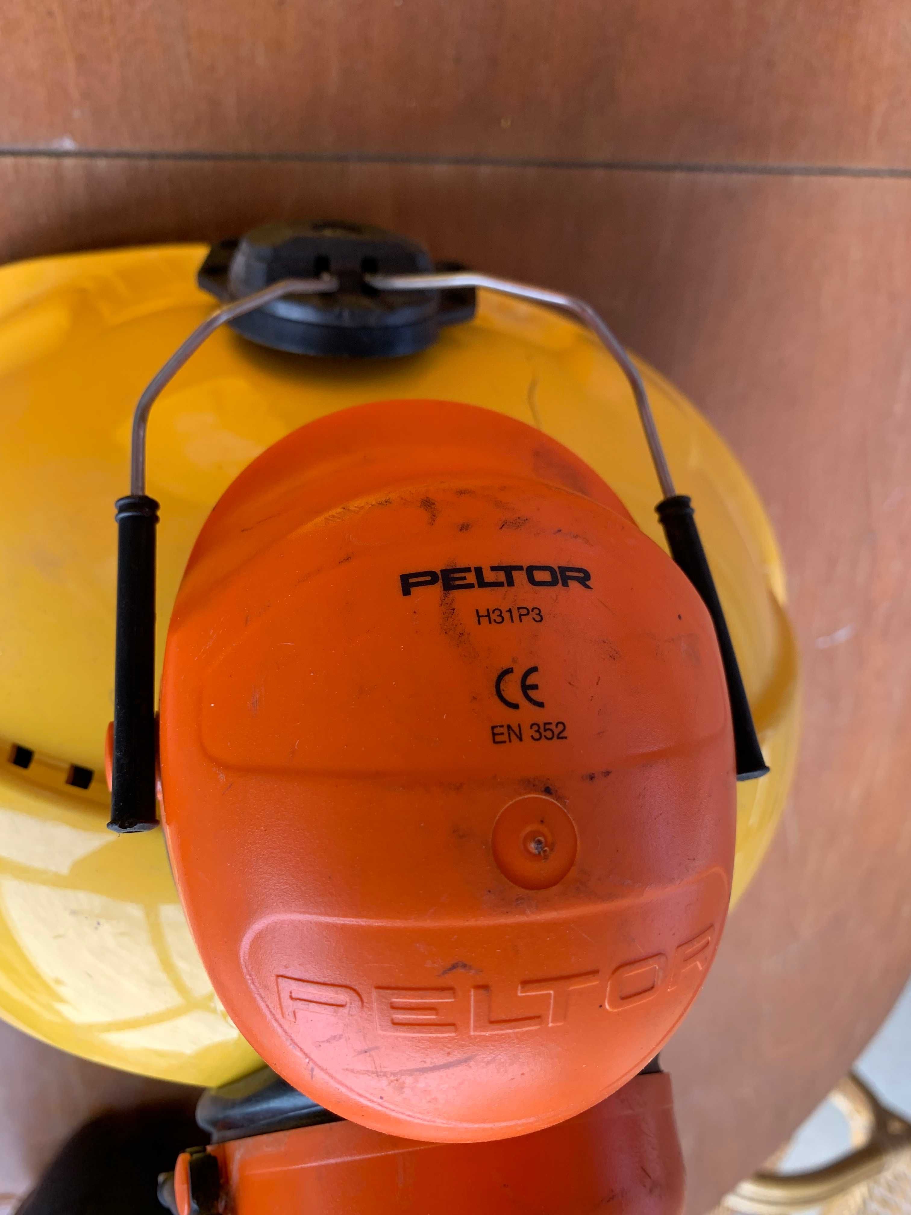 Kask hełm ochronny Peltor  3M z nausznikami