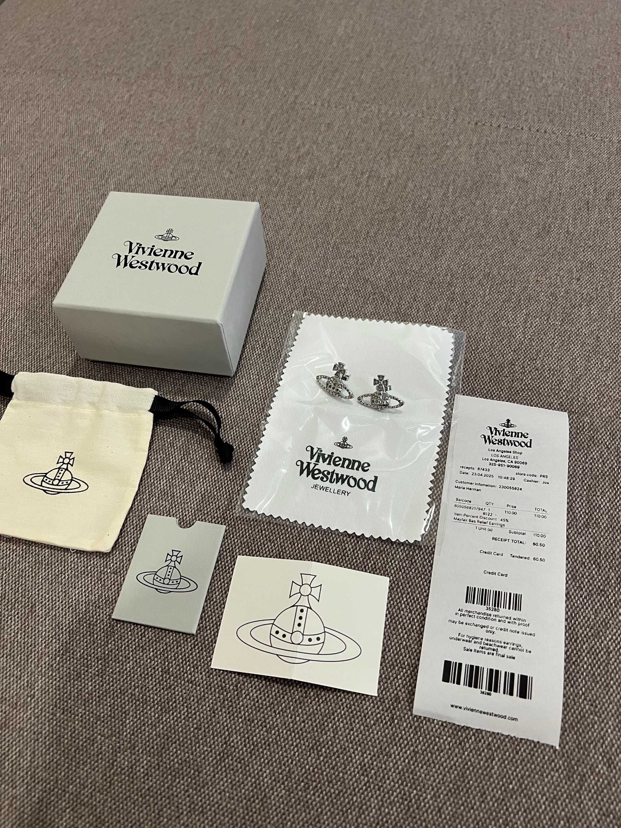 Оригінал, нові сережки Vivienne Westwood Earrings