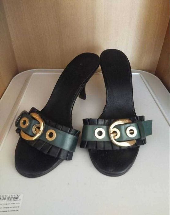 Шкіряні саби, розмір 36