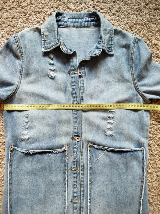 Джинсовий кардиган, джинсова куртка, р.44