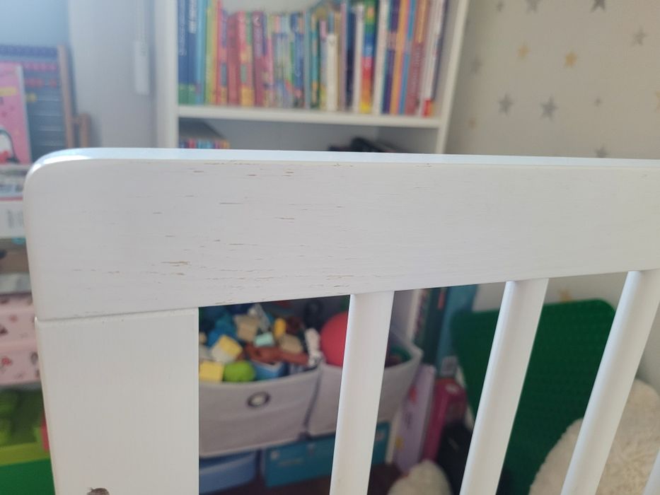 Łóżeczko dziecięce Klupś + materac hilding