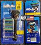 Комплект Gillette из USA: станок PROGLIDE+4 кассеты GilletteUSA/Fusion
