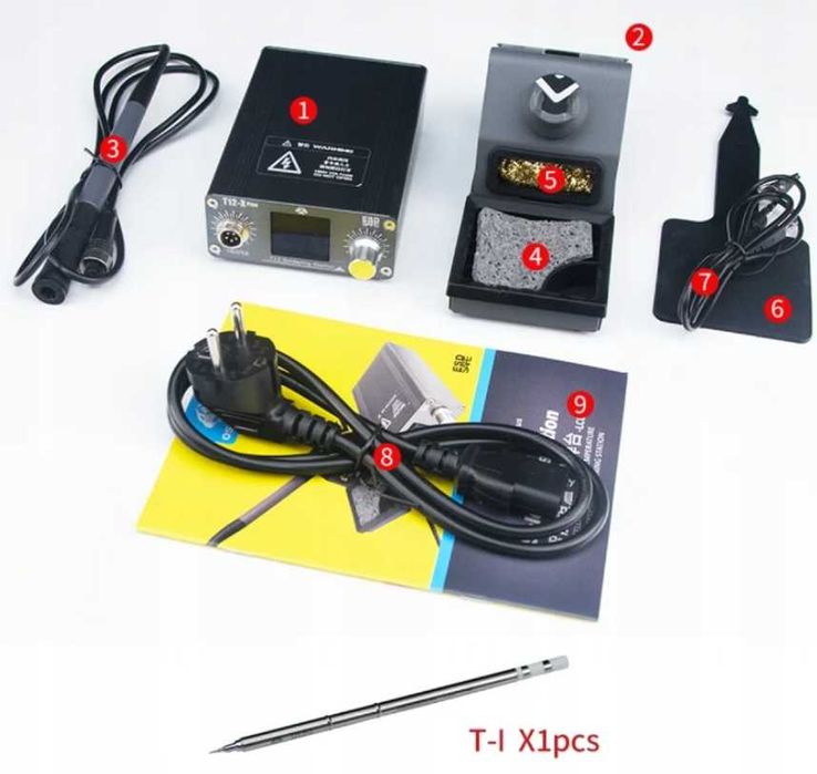 Lutownica OSS TEAM T12-X Plus stacja lutownicza 1x grot t12 - komplet