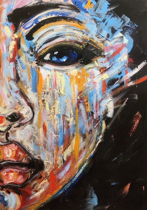 Obraz olejny 50x70 Golly’s Art „ENYA”