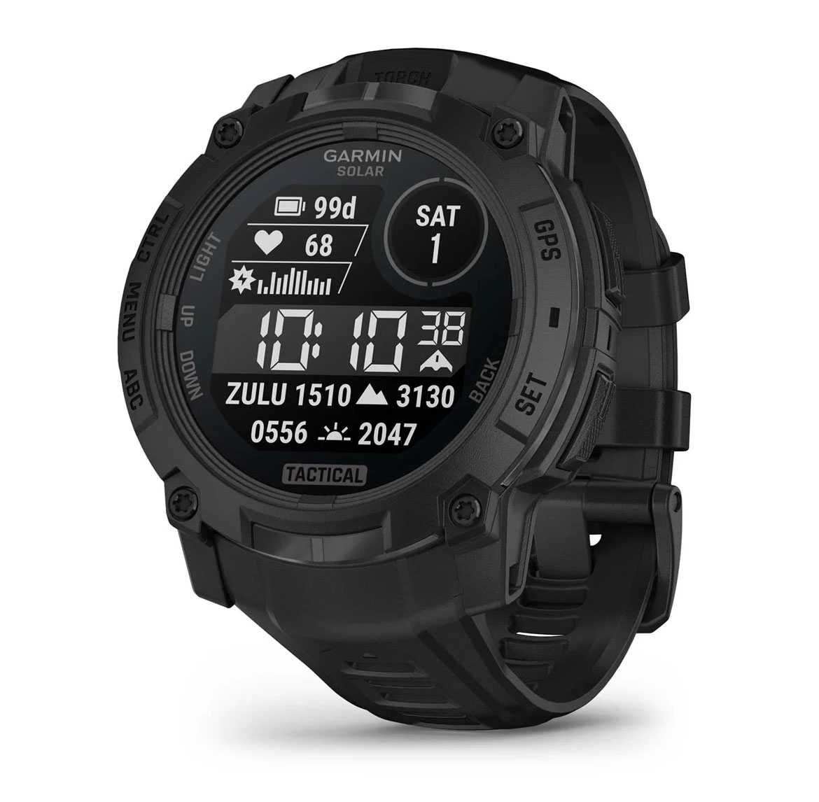 Смарт-годинник Garmin Instinct 3 50 mm Solar Tactical Edition Black