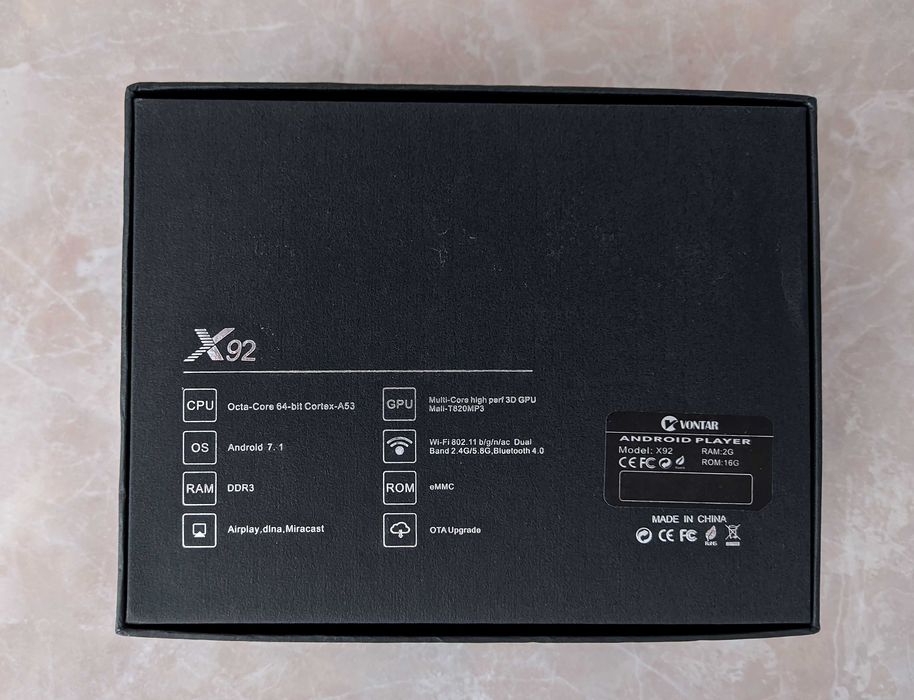 СМАРТ ТВ приставка X92