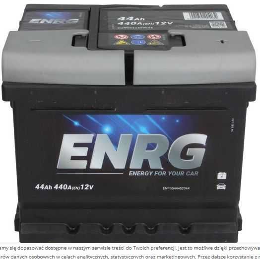 Akumulator ENRG 44Ah 440A [MONTAŻ] Автомобильный аккумулятор Гданьск