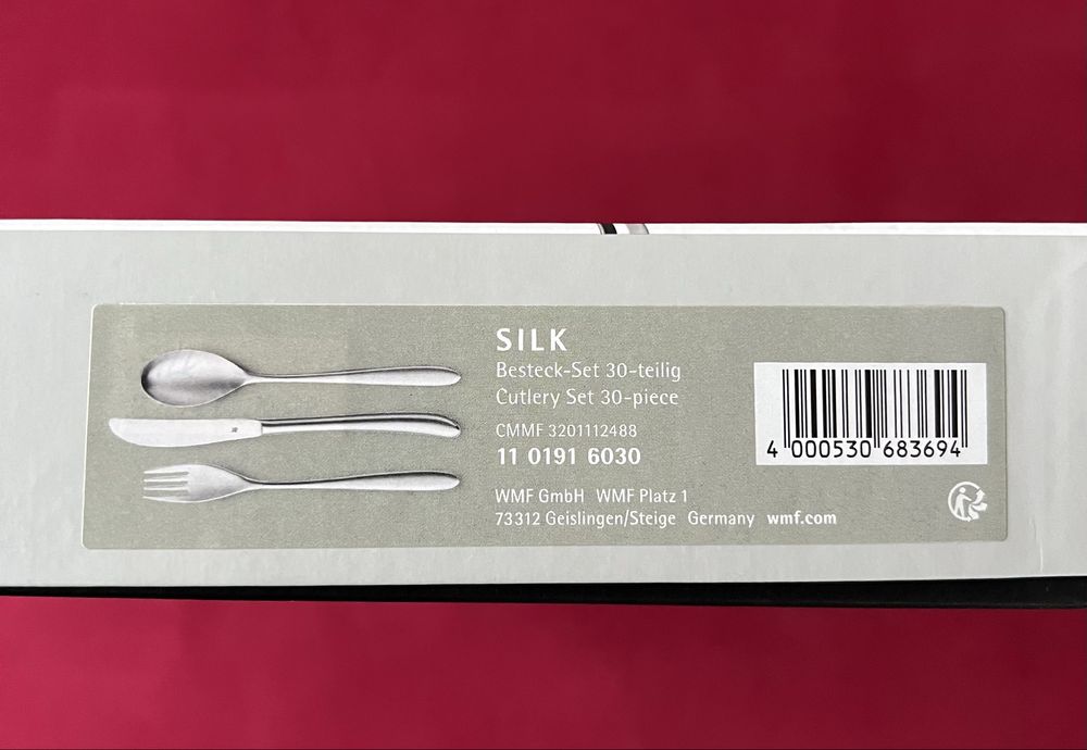 WMF zestaw sztućców Silk Matt 30 elementów (6osób)