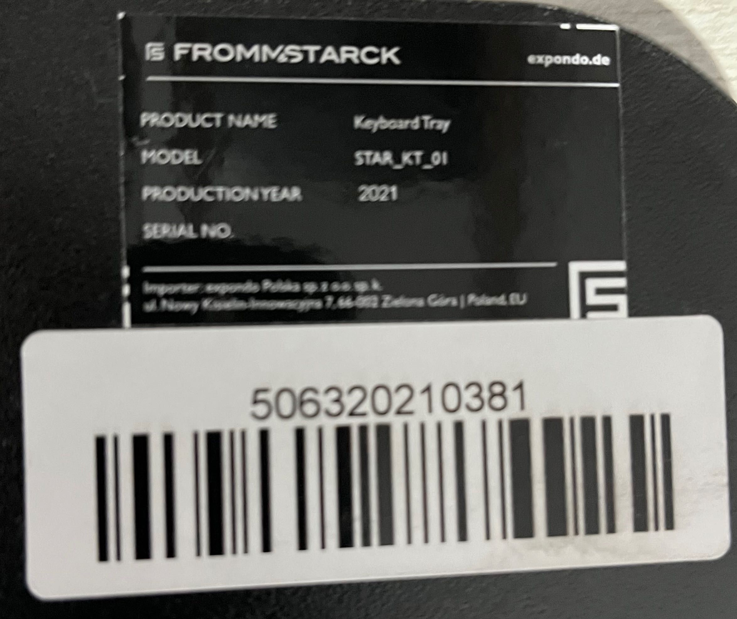 Uchwyt na klawiaturę Fromm & Starck