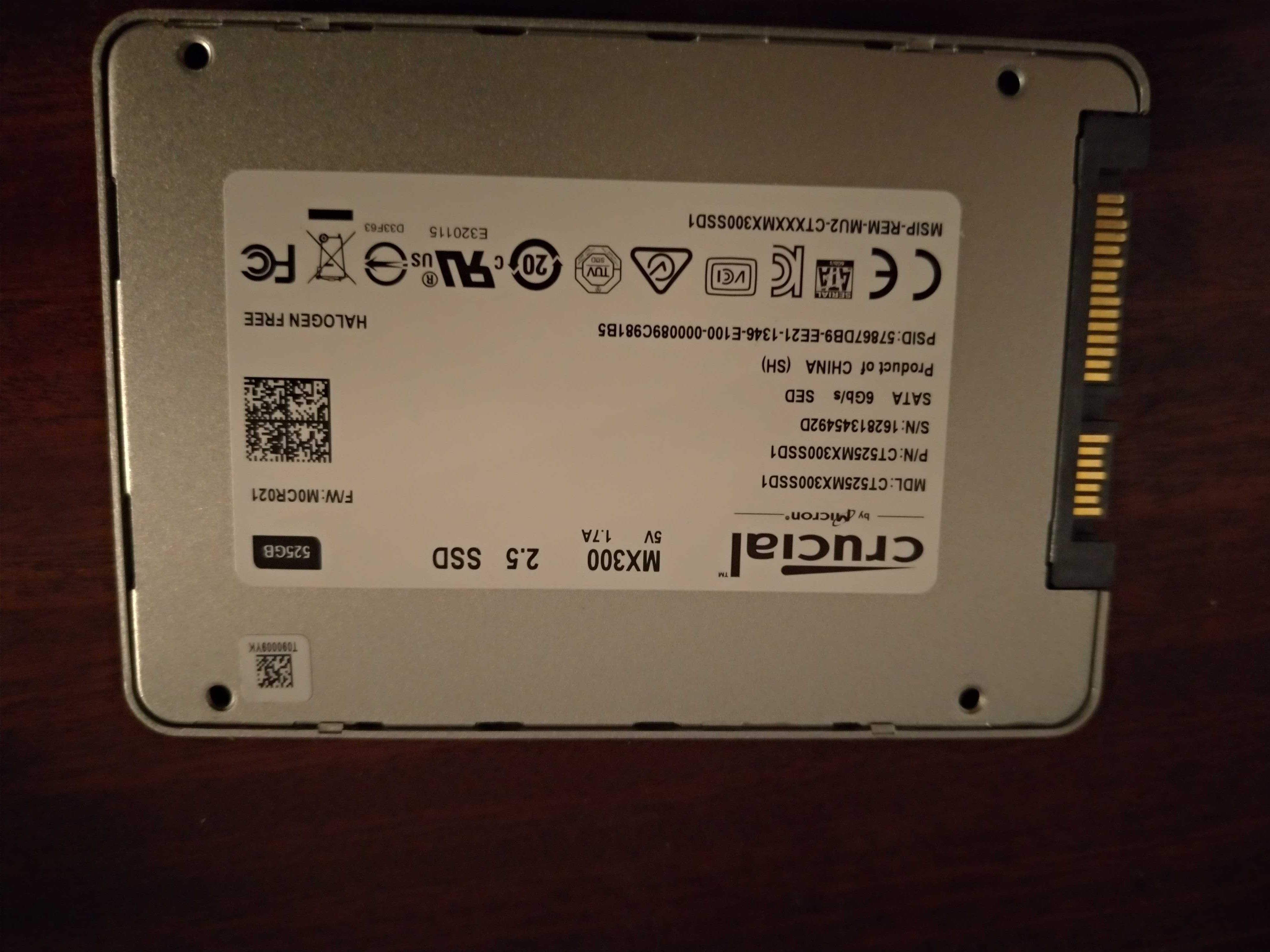 Disco SSD 500GB Crucial mx300