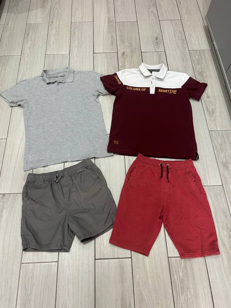 Шорти Primark,Tu,футболка Primark,Colors of Benetton 134-140 р