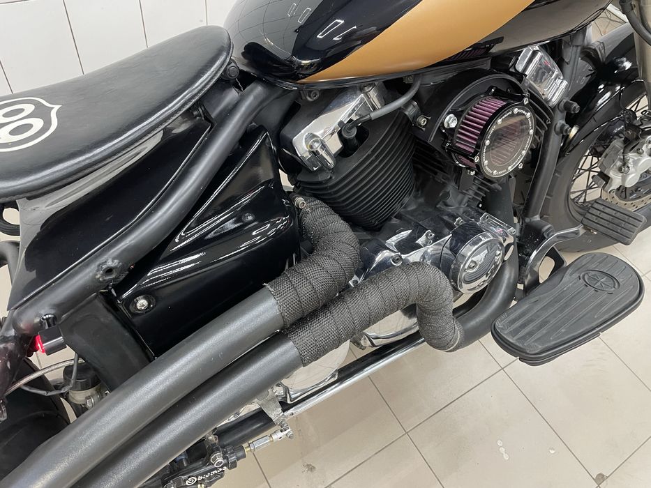 yamaha dragstar 400 bobber чоппер кастом