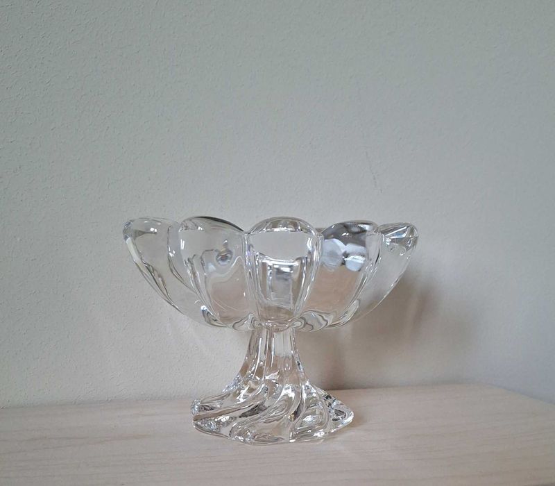 Szklana bombonierka / patera do słodyczy