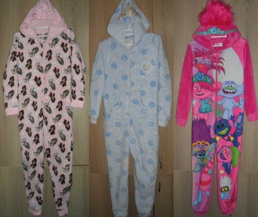 Комбинезон пижама слип кигуруми флисовый 8-10-11 лет рост 128-146см